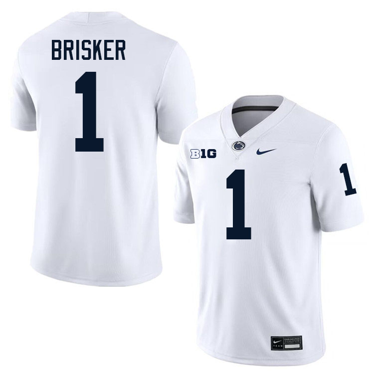 Jaquan Brisker Penn State Jersey,PSU Nittany Lions #1 Jaquan Brisker Football Uniforms-White